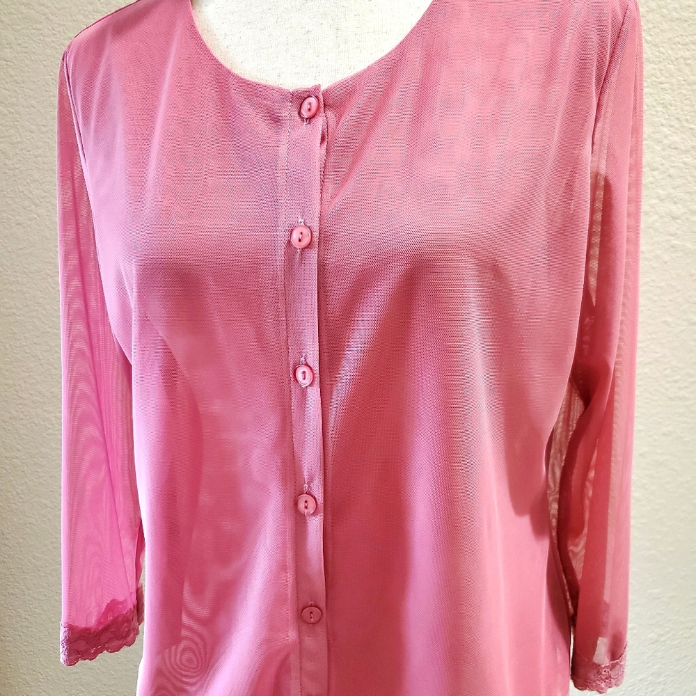BARANDA vintage sheer top